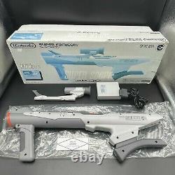 Super Nintendo SNES Super Scope 6 Bazooka Gun Complete In Box withextra 2games