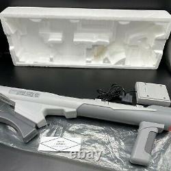 Super Nintendo SNES Super Scope 6 Bazooka Gun Complete In Box withextra 2games