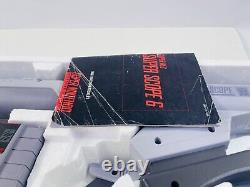 Super Nintendo SNES Super Scope 6 Light Gun Complete in Box with Game & Manual