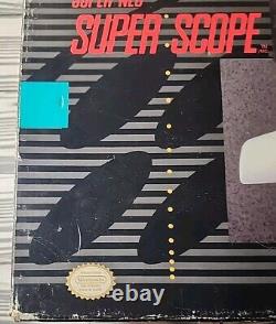 Super Nintendo SNES Super Scope Light Gun CIB WITH BOX Complete