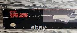 Super Nintendo SNES Super Scope Light Gun CIB WITH BOX Complete