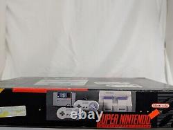 Super Nintendo SNES Super Set SNS-001 Complete In Box CIB Console Tested