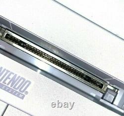 Super Nintendo SNES System Console 2 Controllers Lot Bundle Vintage Rare Games