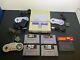 Super Nintendo Snes System Console / 2 Oem Controllers 1 Turbo 4 Games Tested