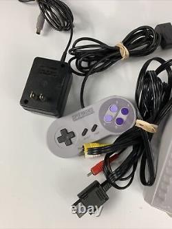 Super Nintendo SNES System Console Bundle-Ahh Real Monsters Game, OEM Controller
