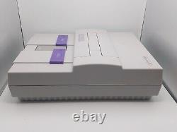 Super Nintendo SNES System Console Bundle Complete 2 Controllers Mario