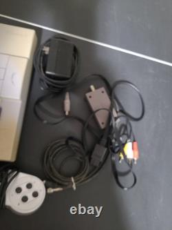 Super Nintendo SNES System Console Bundle With Cables, Controller & 3 Games TESTED