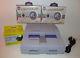 Super Nintendo Snes System Console Bundle With New Controllers & Hookups