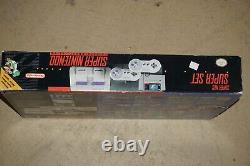 Super Nintendo SNES System Console Complete in Box with All Stars #209 GREAT Shape