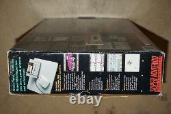 Super Nintendo SNES System Console Complete in Box with All Stars #209 GREAT Shape
