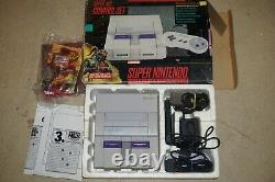 Super Nintendo SNES System Console Complete in Box with Killer Instinct #215 GOOD