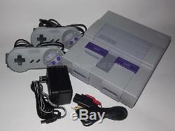 Super Nintendo SNES System Console Complete with 2 Controllers & Guarantee