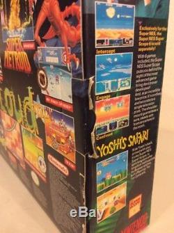Super Nintendo SNES System Console Set Donkey Kong Country Rare Never Used