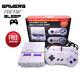 Super Nintendo Snes System Console With 2 Controllers, Ac & A/v Cords