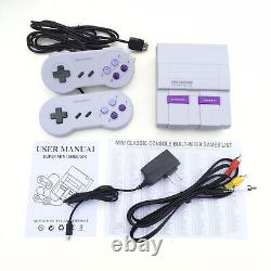 Super Nintendo SNES System Console With 2 Controllers, AC & A/V Cords