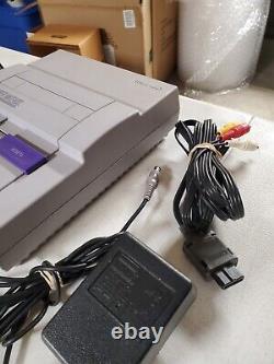 Super Nintendo SNES System Console With 2 Controllers and CORDS OEM Original Works