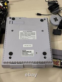 Super Nintendo SNES System Console With OEM Controller Authentic W Zelda & Mario