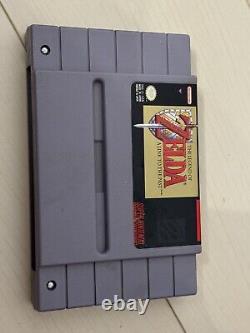 Super Nintendo SNES System Console With OEM Controller Authentic W Zelda & Mario