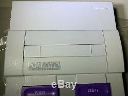 Super Nintendo SNES System Game Console Mario All Stars Version Open Box