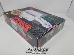 Super Nintendo SNES Tetris / Dr Mario Edition CIB Complete System Console Tested