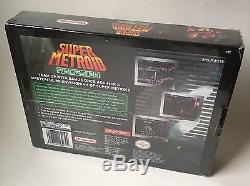 Super Nintendo SNES Timewalk Games Super Metroid Redesign Big Box Brand New