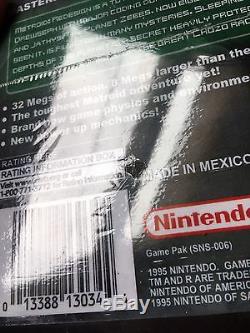 Super Nintendo SNES Timewalk Games Super Metroid Redesign Big Box Brand New