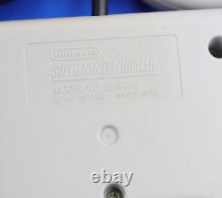 Super Nintendo SNES Video Game Console Bundle (Nintendo OEM) + 2 Games Tested