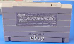 Super Nintendo SNES Video Game Console Bundle (Nintendo OEM) + 2 Games Tested