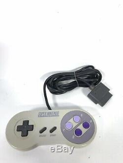 Super Nintendo SNES Video Game System Console With Controller & 6 Games READ