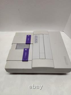 Super Nintendo-SNES With One Controller and Four games