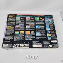 Super Nintendo SNES in Box with Manual, OEM Controller & Super Mario World TESTED