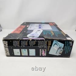 Super Nintendo SNES in Box with Manual, OEM Controller & Super Mario World TESTED