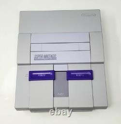Super Nintendo SNES in Box with Manual, OEM Controller & Super Mario World TESTED