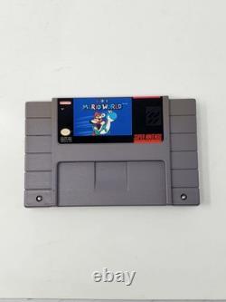 Super Nintendo SNES in Box with Manual, OEM Controller & Super Mario World TESTED