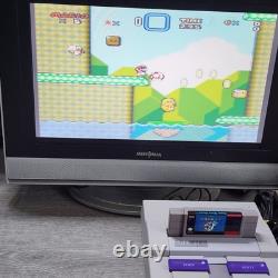 Super Nintendo SNES in Box with Manual, OEM Controller & Super Mario World TESTED