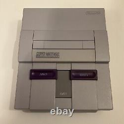 Super Nintendo SNES with 2 Controllers & Games COMPLETE BUNDLE TESTED