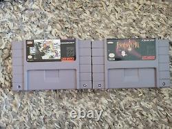 Super Nintendo SNES with OEM Power, RF, Controller and Two Repro Games