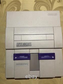 Super Nintendo SNS-001 Console & Super Scope 6 with 5 Games Tested Bundle SNES