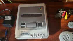 Super Nintendo Snes & 4 Games #s174b131 1 Chip 1chip Street Fighter II 2 Turbo