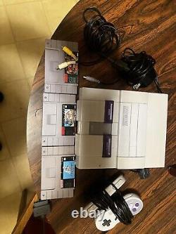 Super Nintendo Snes Console Bundle 3 Games COME GET IT WHILE ITS HERE