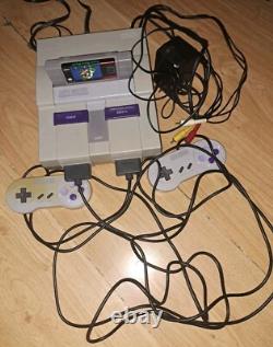 Super Nintendo Snes Console Games Lot Tested Working + 8 Games (1x900 In One)
