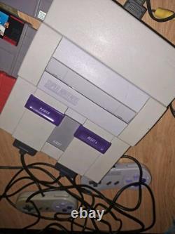 Super Nintendo Snes Console Games Lot Tested Working + 8 Games (1x900 In One)