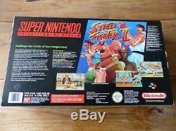 Super Nintendo Snes Console Rare Street Fighter II (2) Variant Boxed & Complete