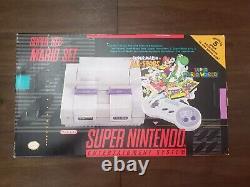 Super Nintendo Snes Console System Complete In Box CIB MARIO SET RARE