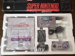 Super Nintendo Snes Console System Complete In Box CIB Super Mario World RARE