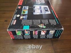 Super Nintendo Snes Console System Complete In Box CIB Super Mario World RARE