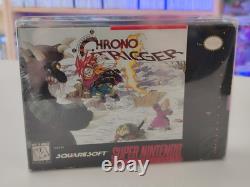 Super Nintendo Snes Game CHRONO TRIGGER US Authentic Box Calle Notices