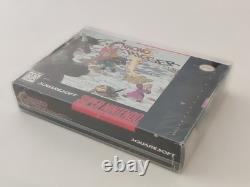 Super Nintendo Snes Game CHRONO TRIGGER US Authentic Box Calle Notices