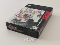 Super Nintendo Snes Game CHRONO TRIGGER US Authentic Box Calle Notices