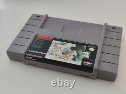 Super Nintendo Snes Game CHRONO TRIGGER US Authentic Box Calle Notices